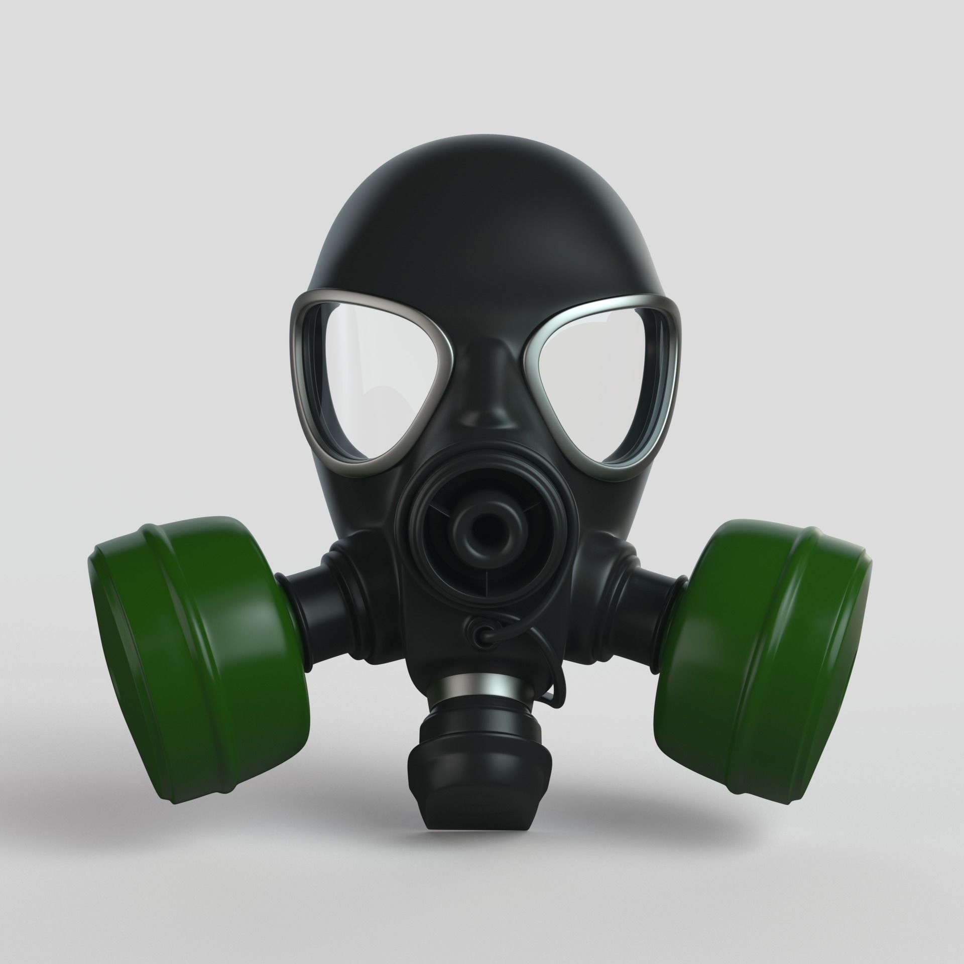 Gas Mask 3D model_2