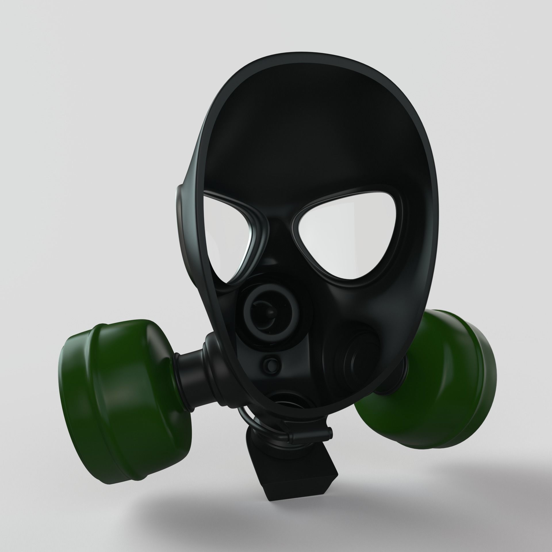 Gas Mask 3D model_3
