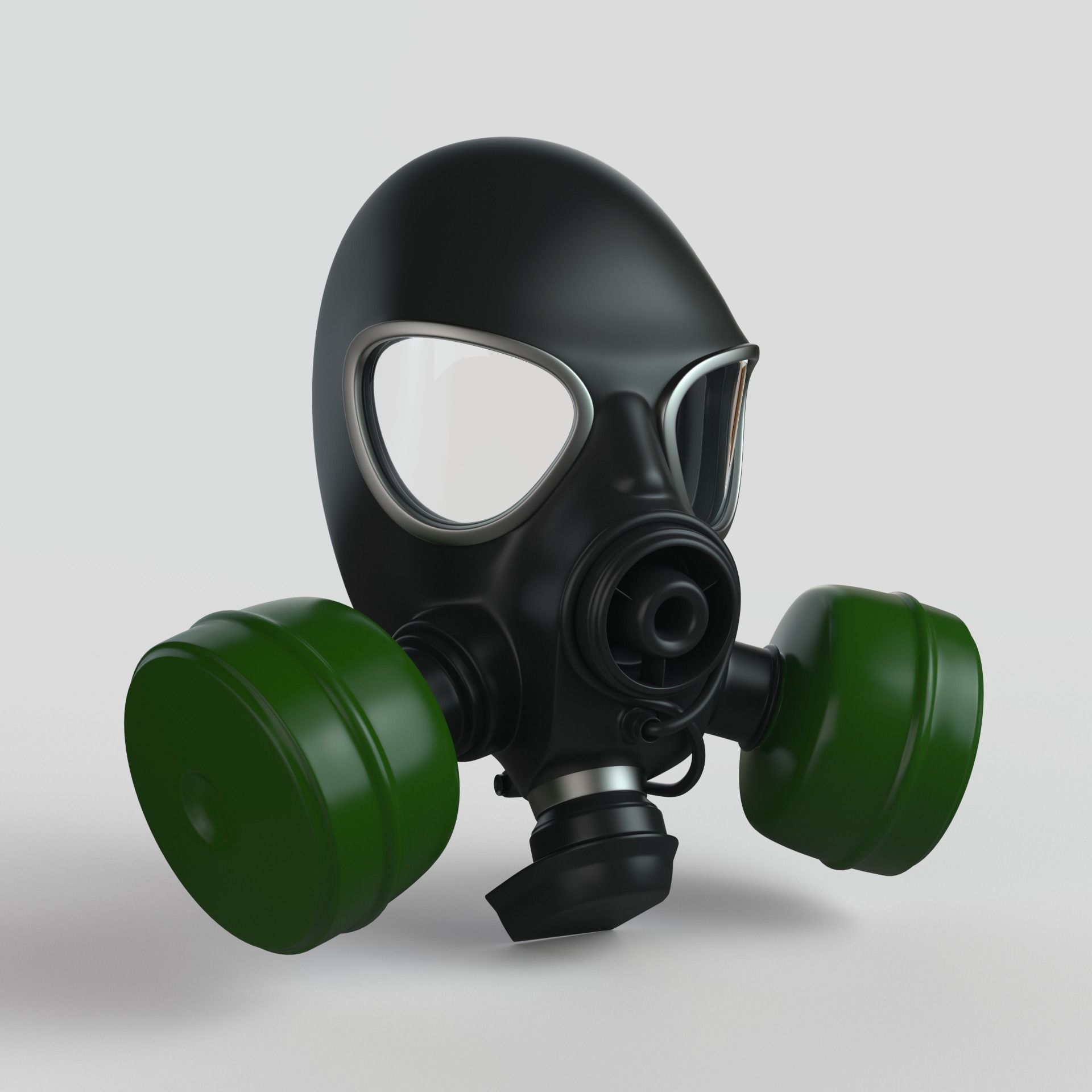 Gas Mask 3D model_1