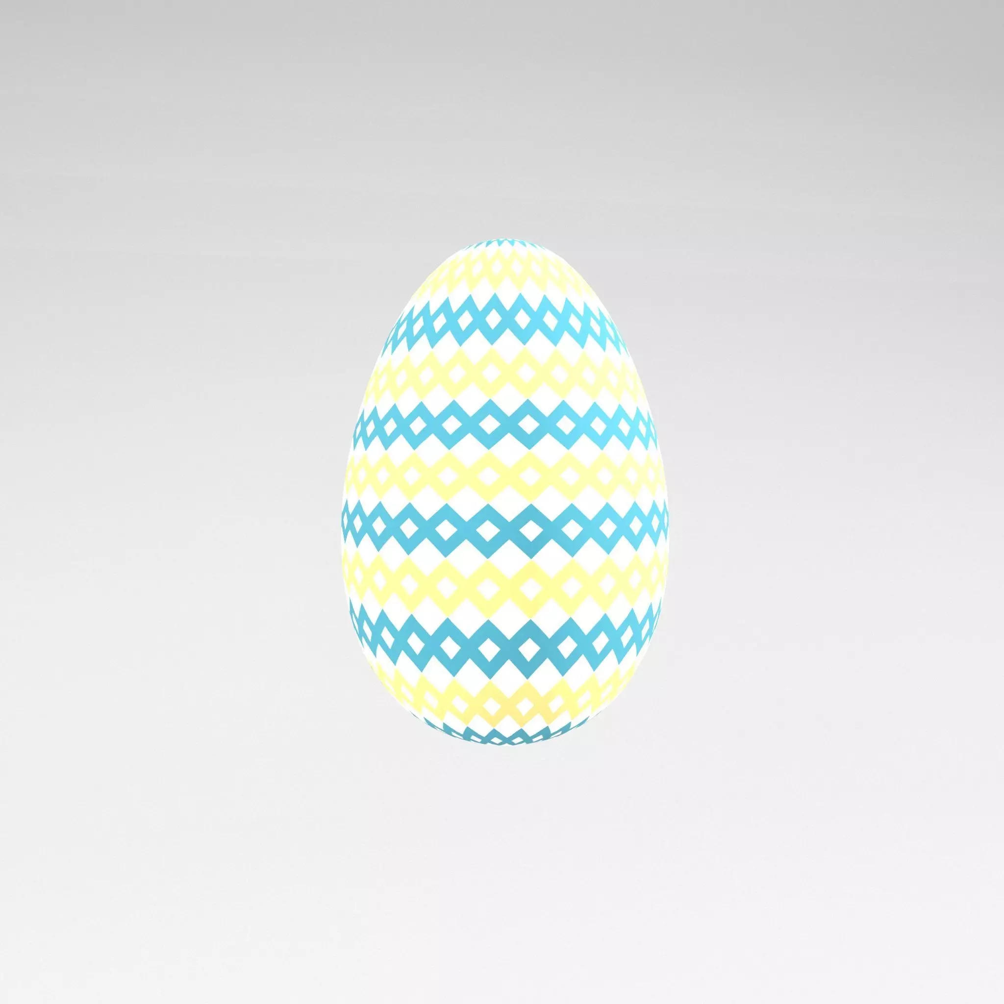 Easter Egg v1 004 Low-poly 3D model_0