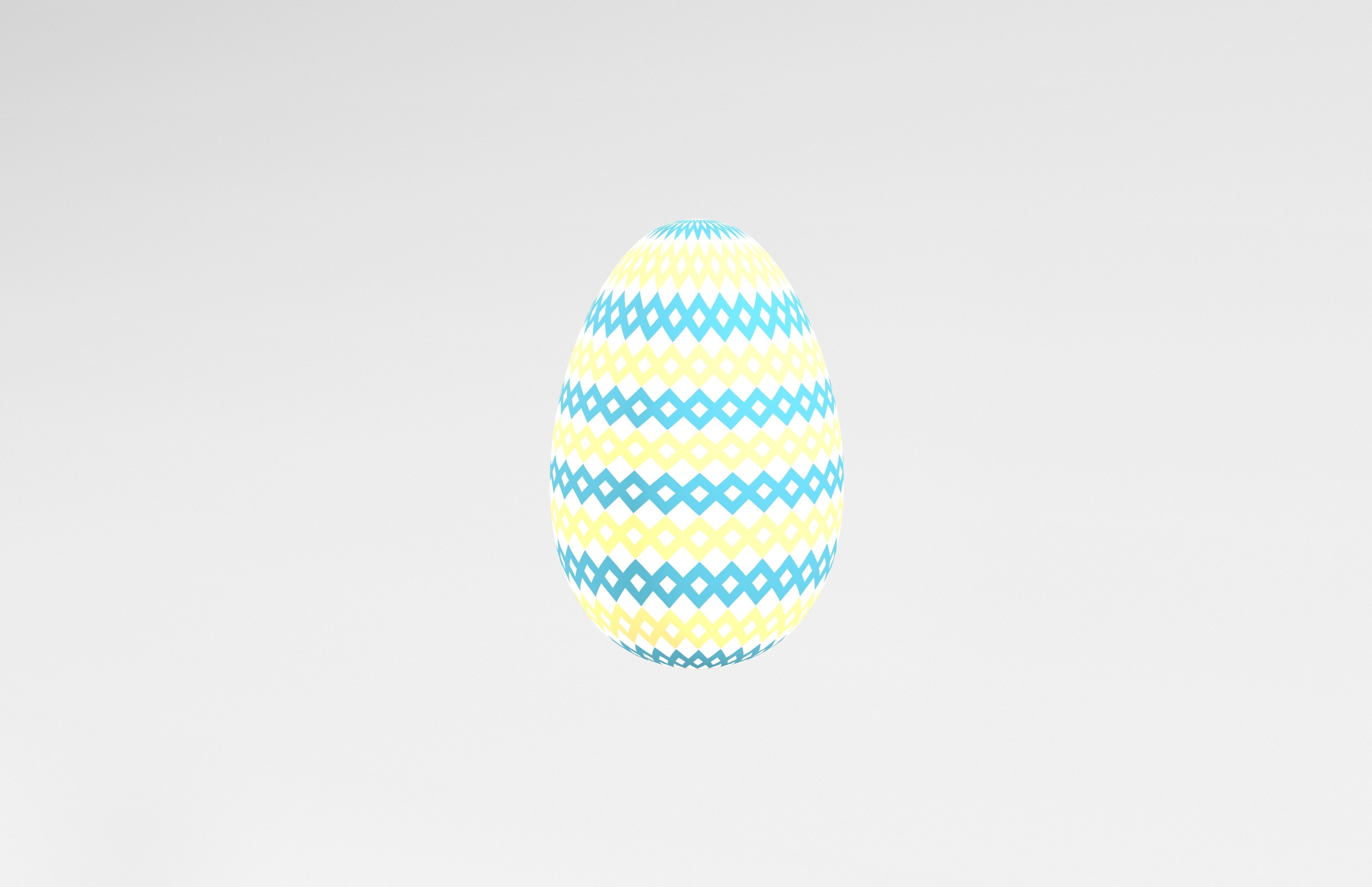 Easter Egg v1 004 Low-poly 3D model_2