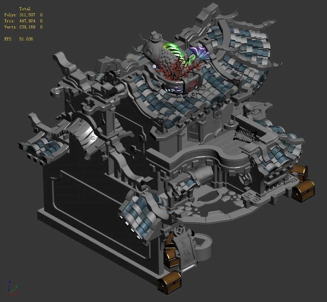 Jiaxing City - Bank 3D model_3