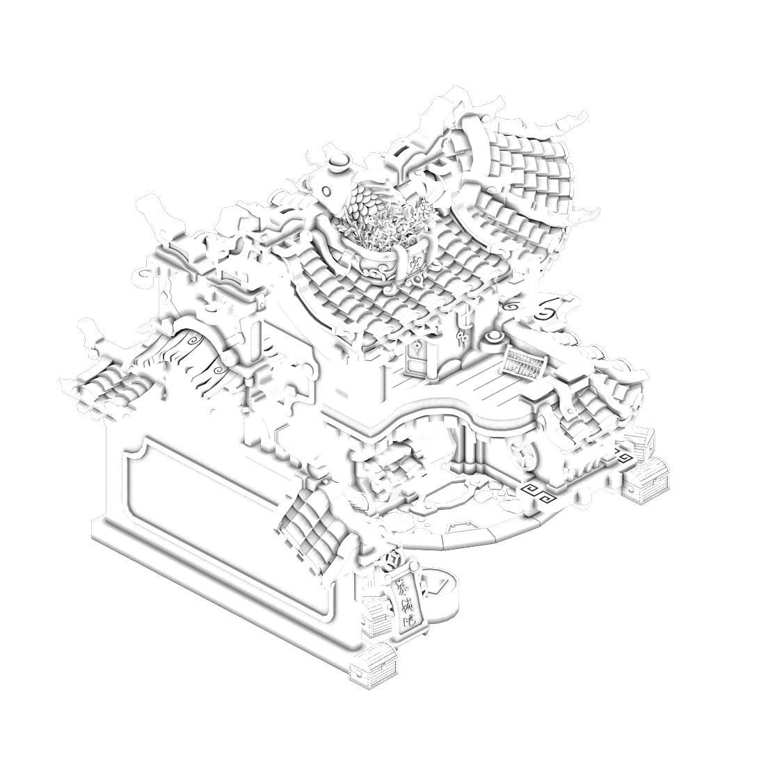 Jiaxing City - Bank 3D model_1