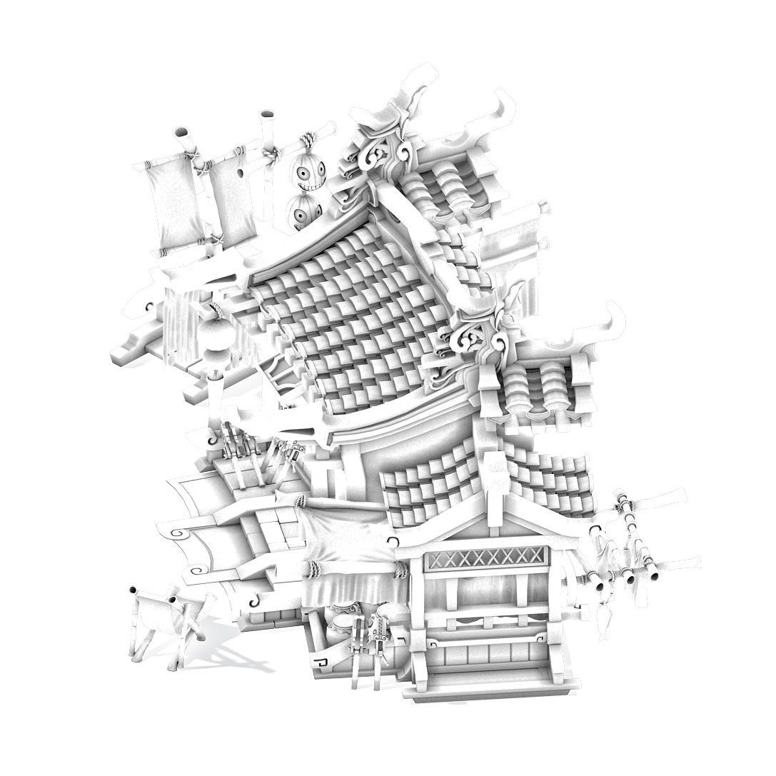 Jiaxing City - grocery store 3D model_1