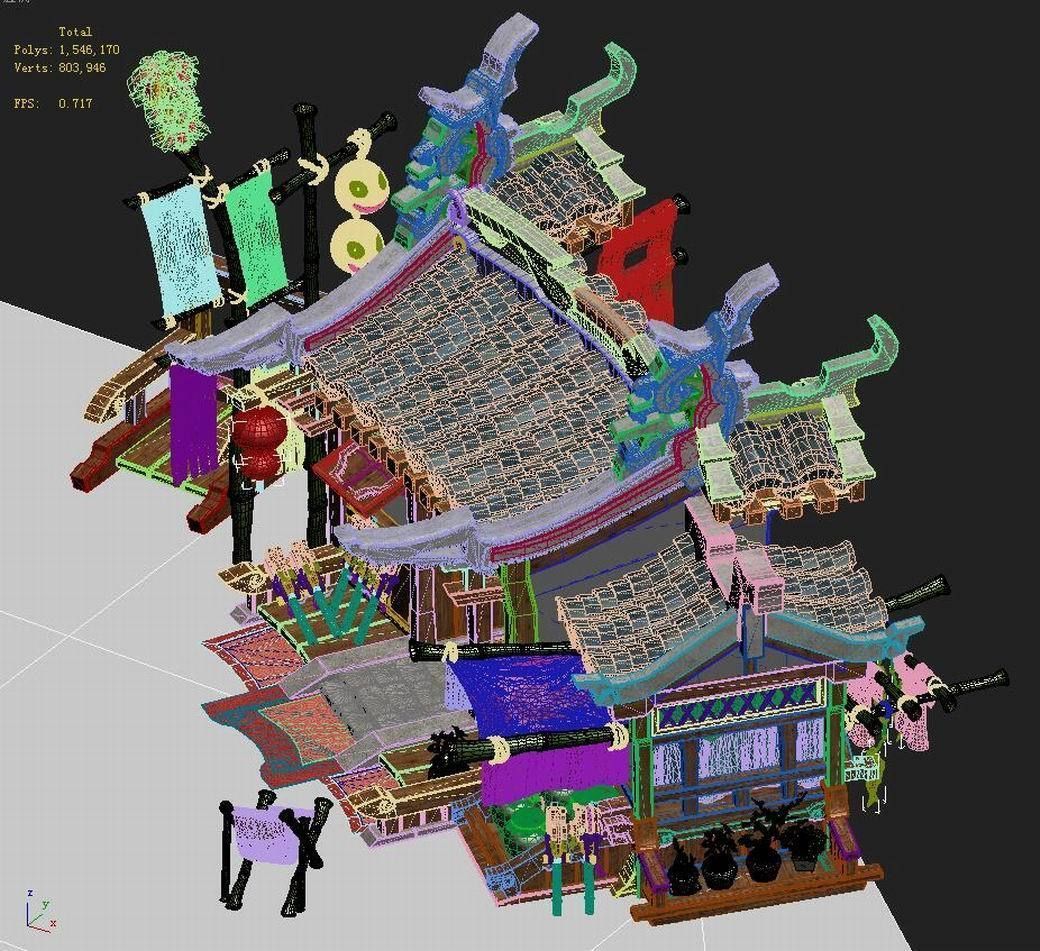 Jiaxing City - grocery store 3D model_4
