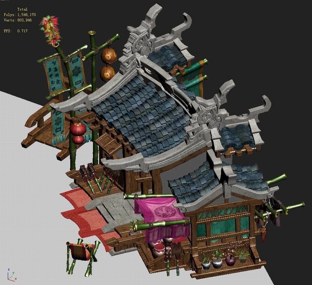 Jiaxing City - grocery store 3D model_3