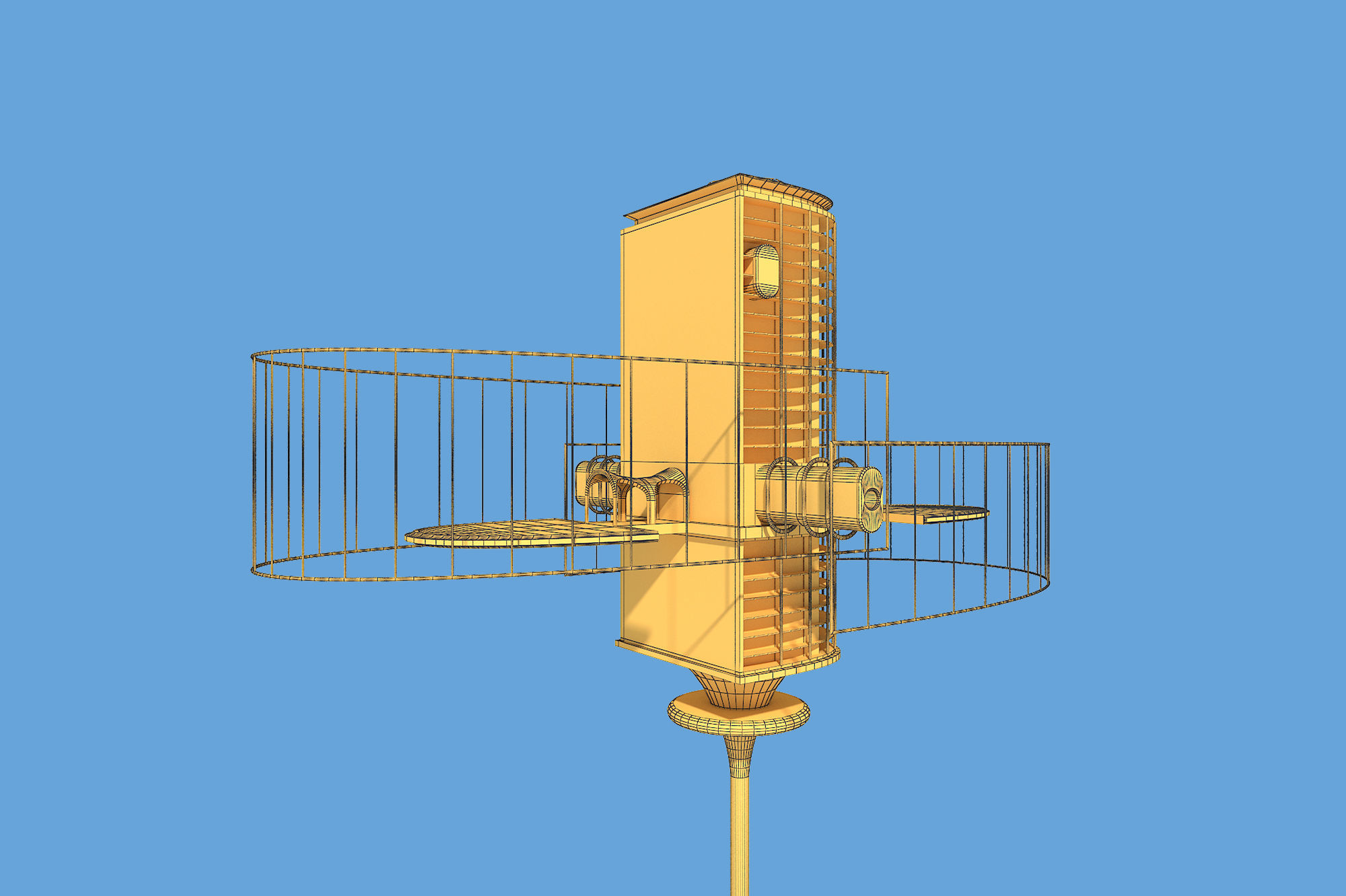 Futuristic Architecture Skyscraper 06 3D model_8