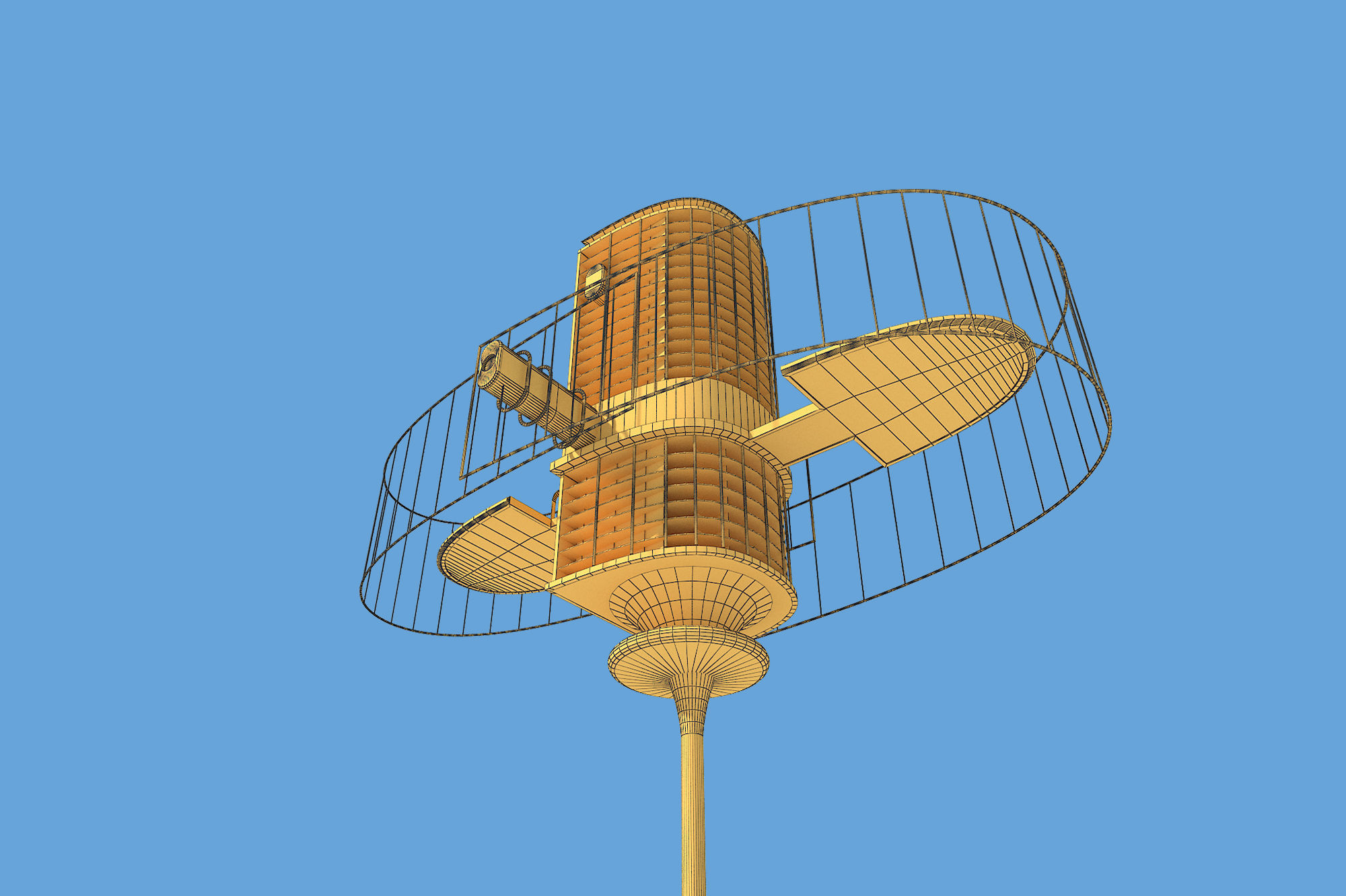 Futuristic Architecture Skyscraper 06 3D model_2