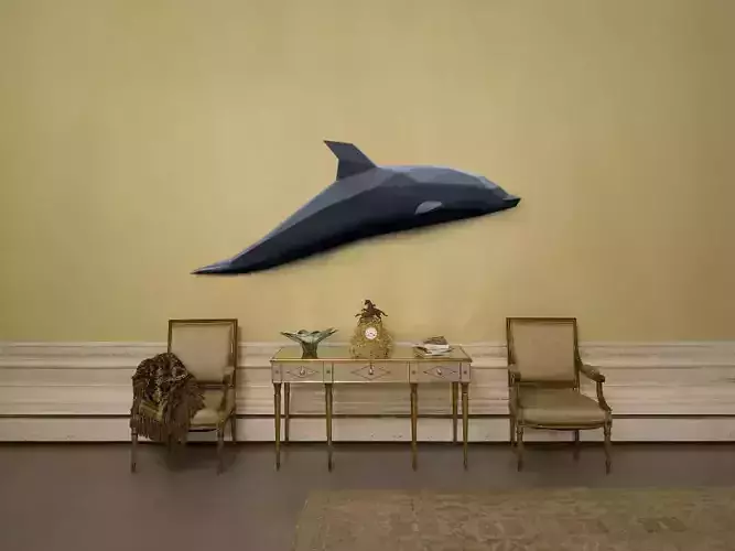 Dolphin Model - Animal as Home Decoration  Low-poly 3D model