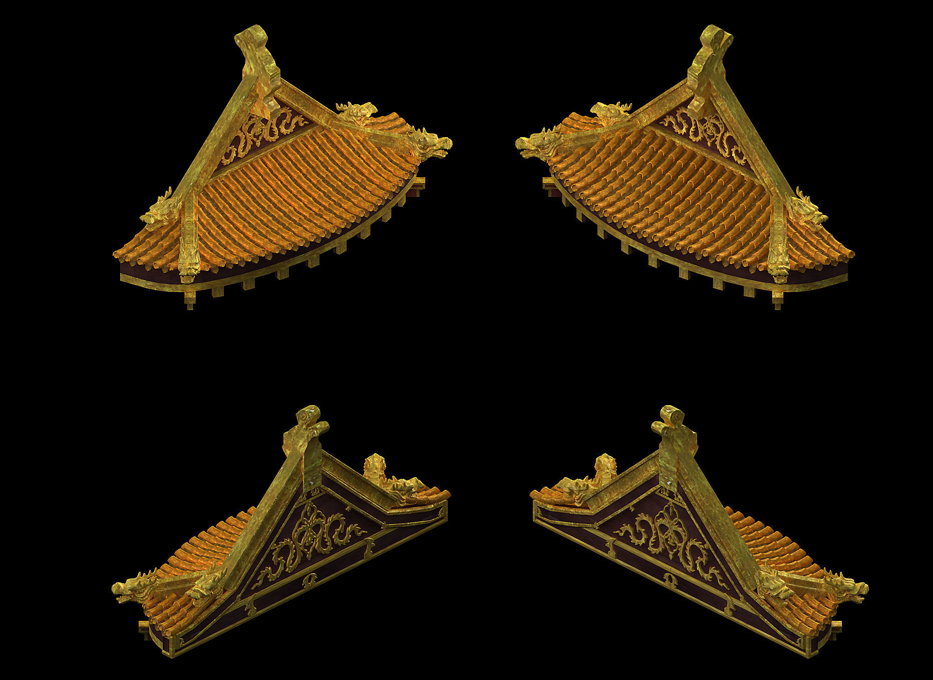 statue 3D Building accessories Palace 04 CGTrader