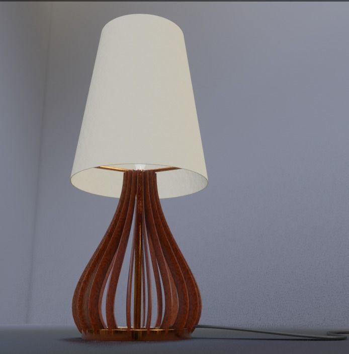 Abajur 001 Free 3D model_1