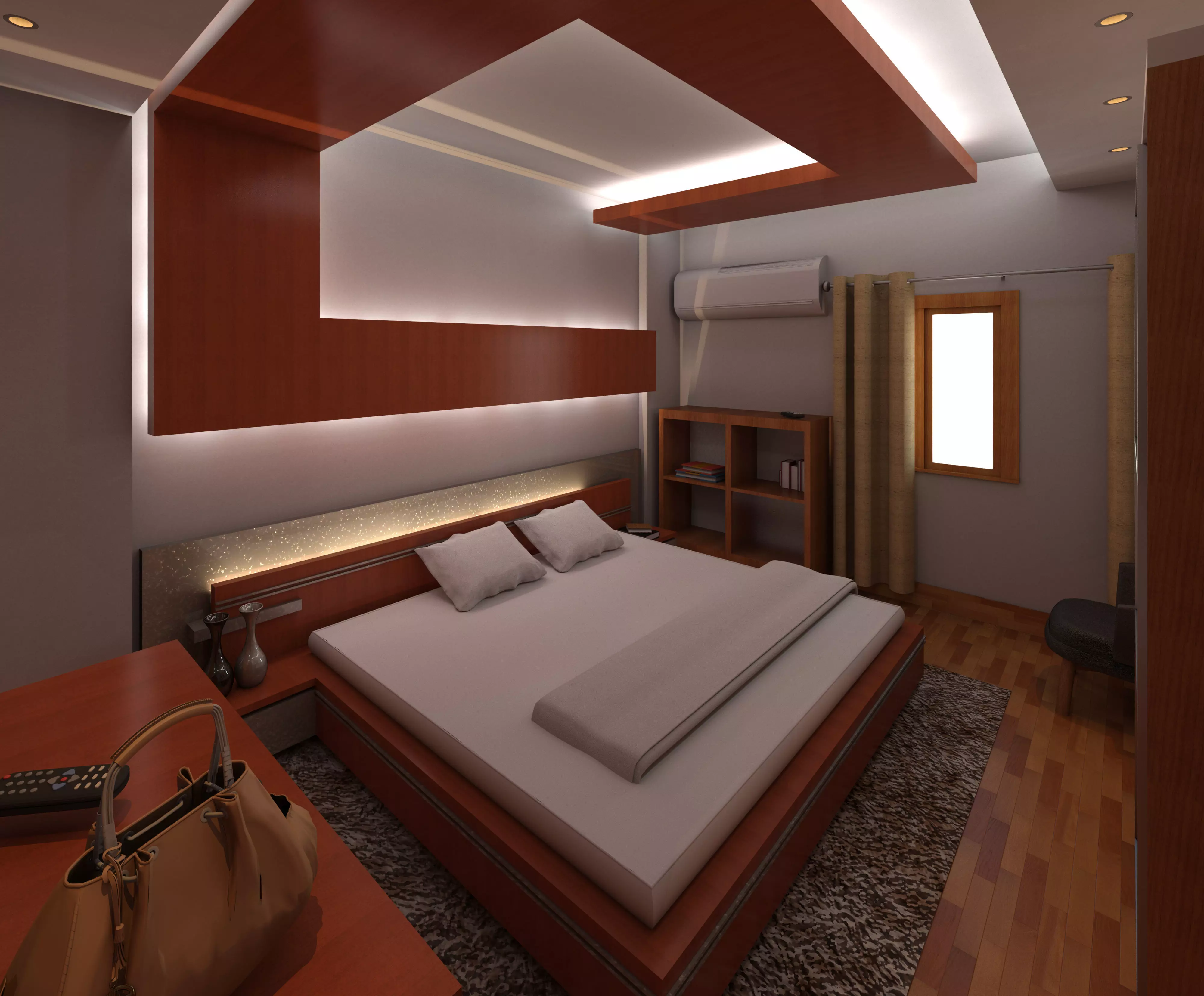 Revit Master Bedroom 3D model