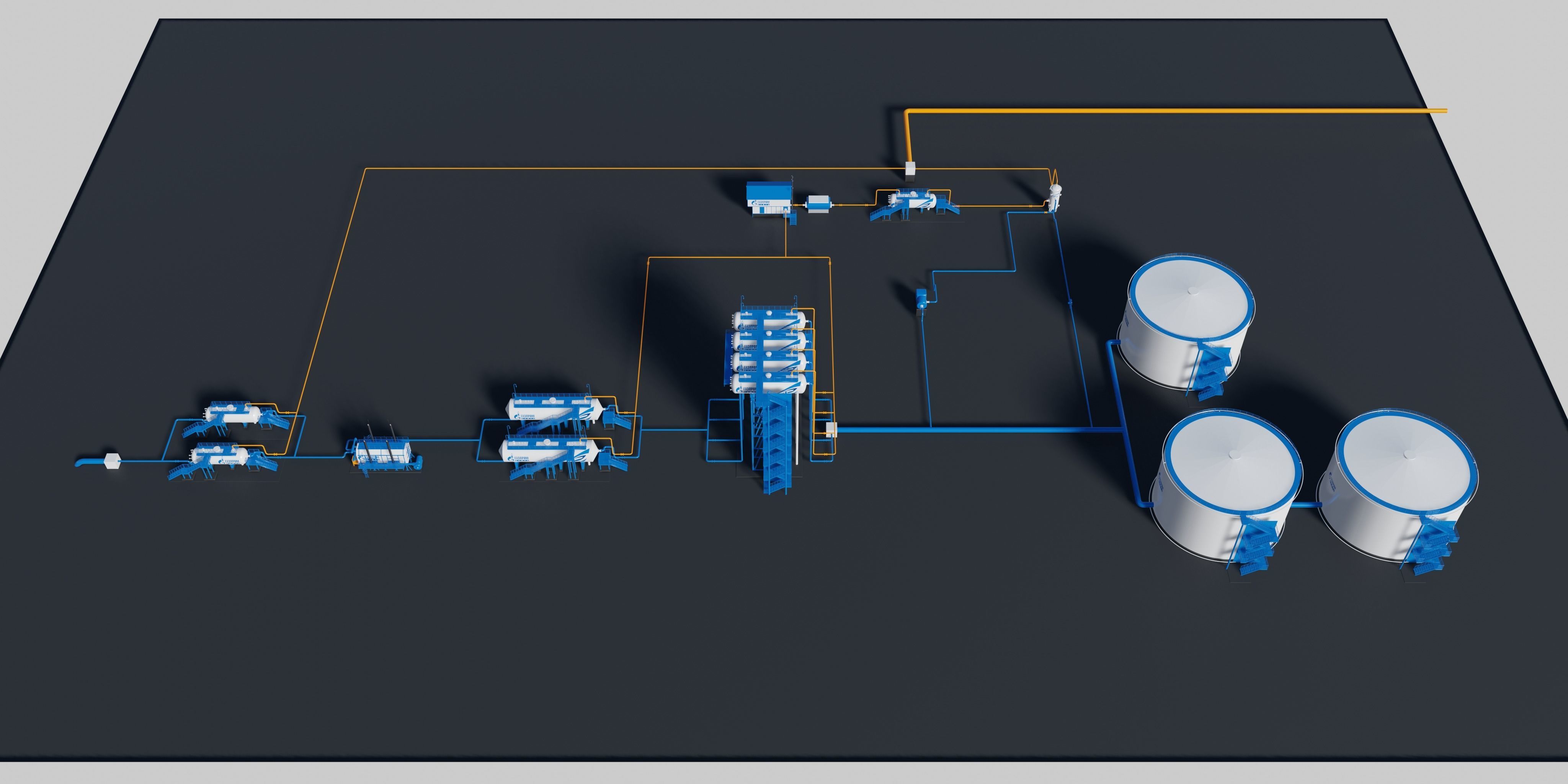 Oil refinery