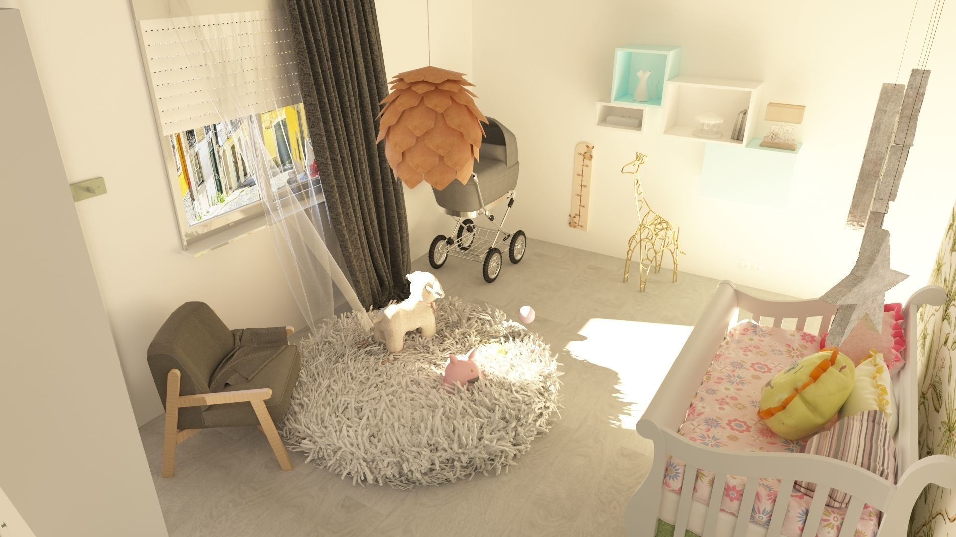BabyRoom modern 3D Model  3D model_2