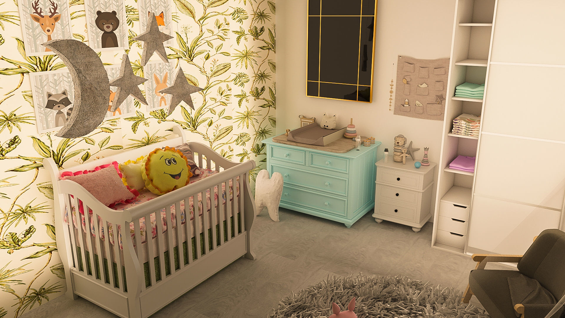 BabyRoom modern 3D Model  3D model_1