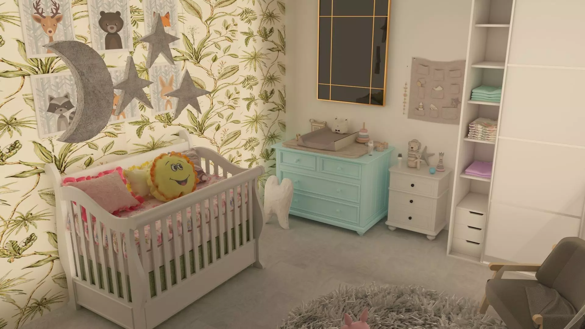 BabyRoom modern 3D Model  3D model_0