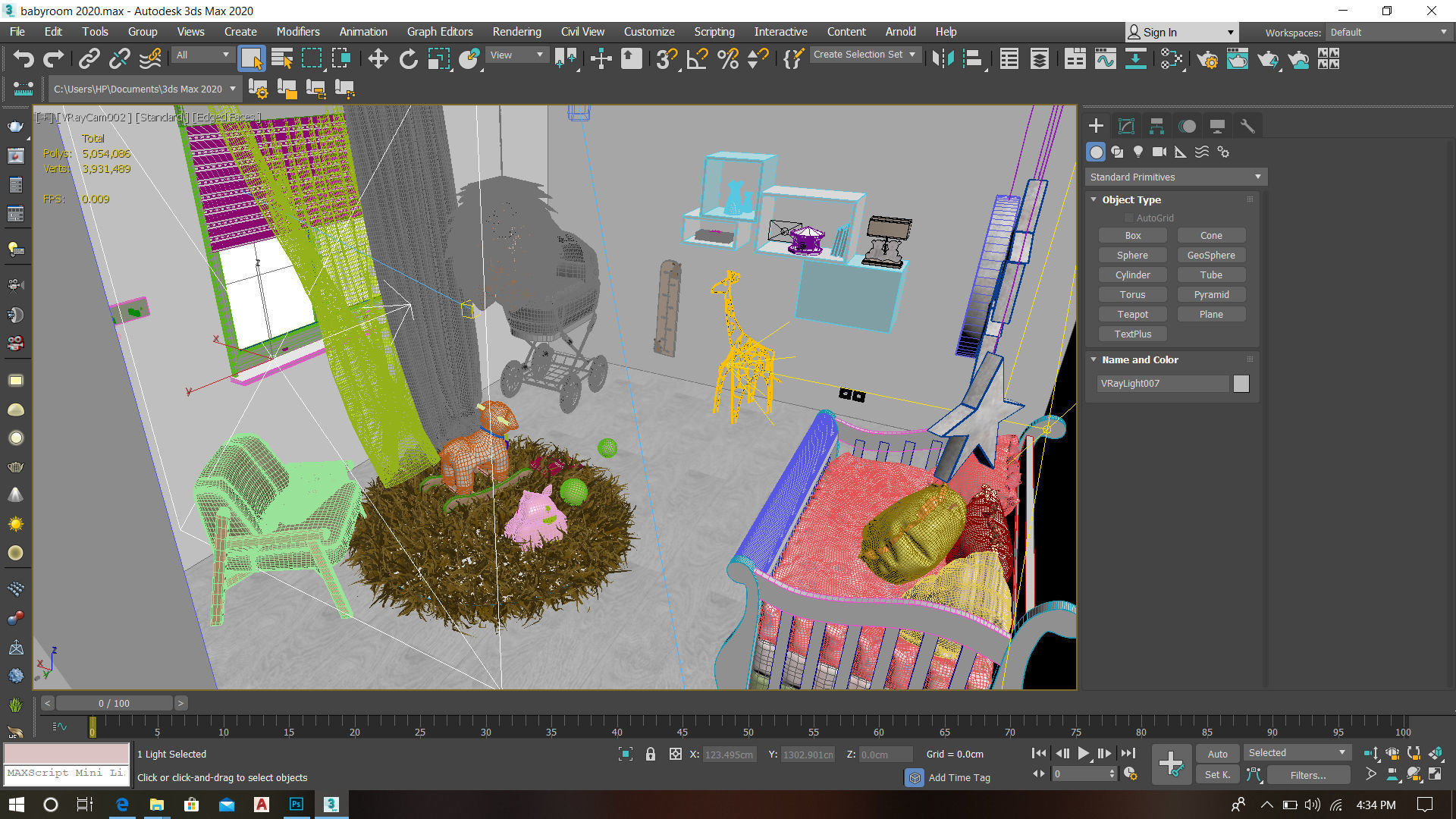 BabyRoom modern 3D Model  3D model_4