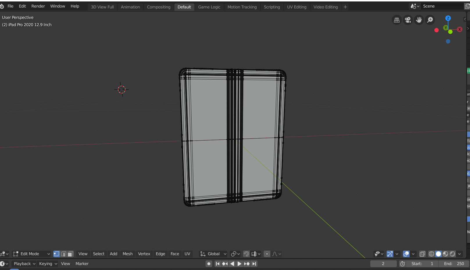 Apple iPad Pro 2020 11 and12 inch In All Official Colors 3D Model Collection_11