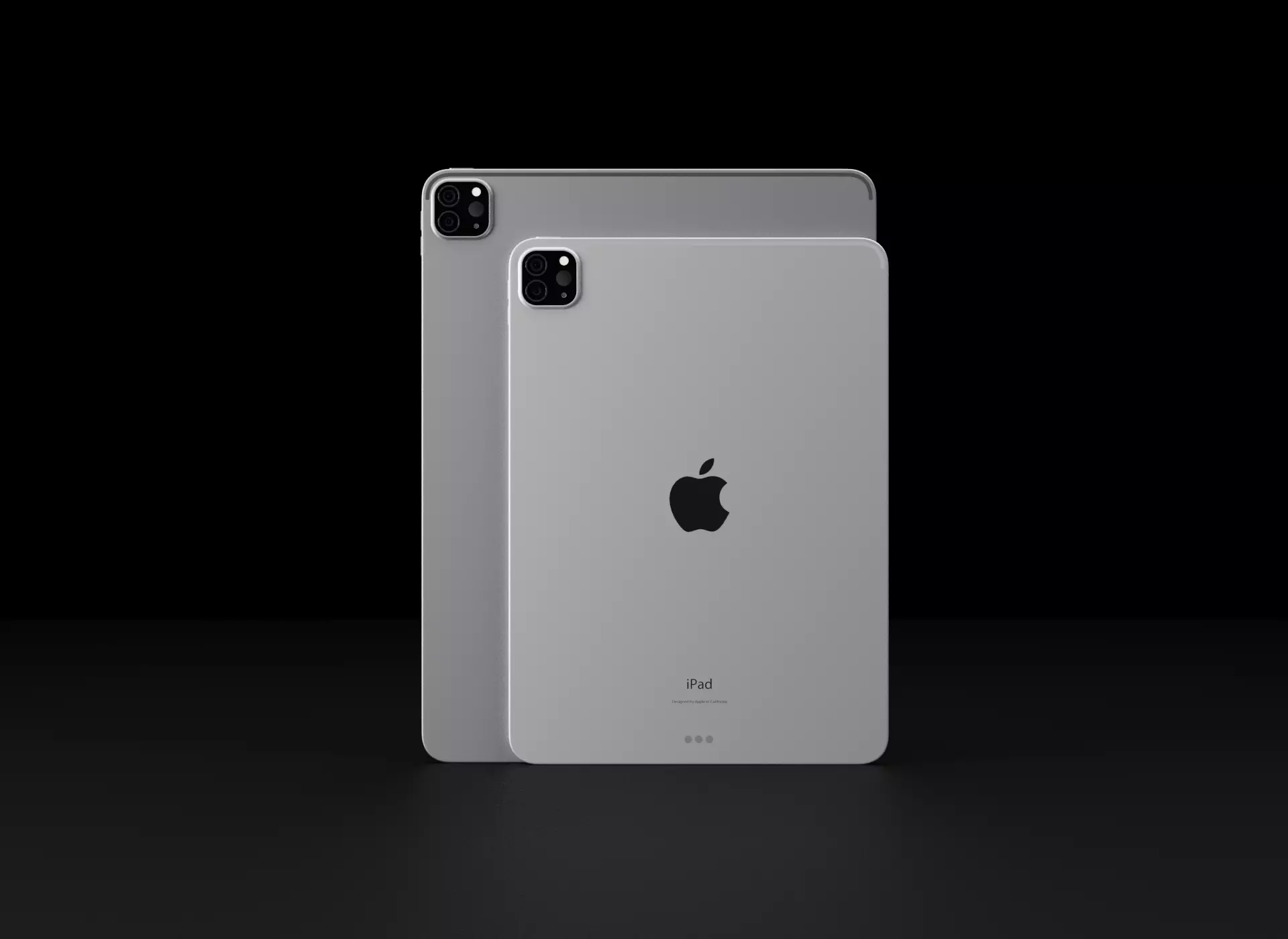 Apple iPad Pro 2020 11 and12 inch In All Official Colors 3D Model Collection_0