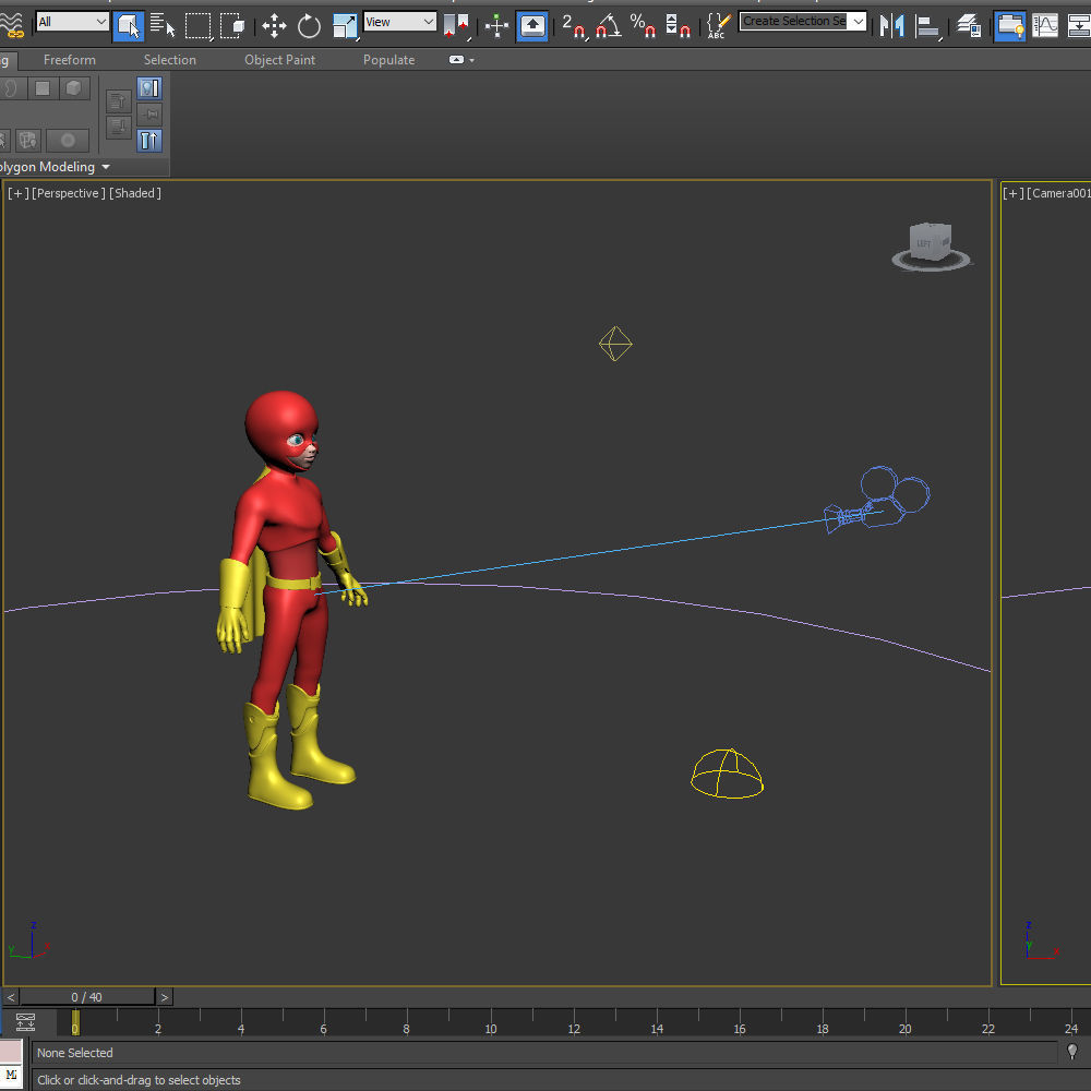 Superhero Cartoon 3D model_17