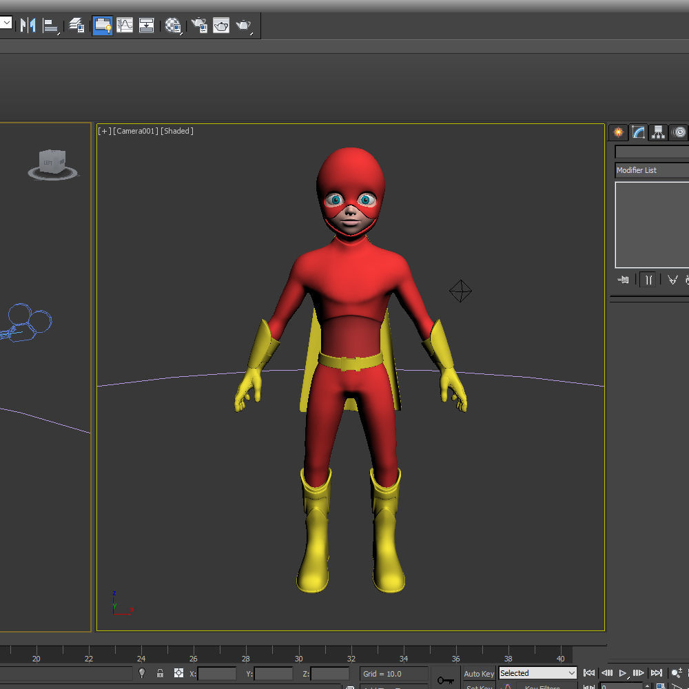 Superhero Cartoon 3D model_18