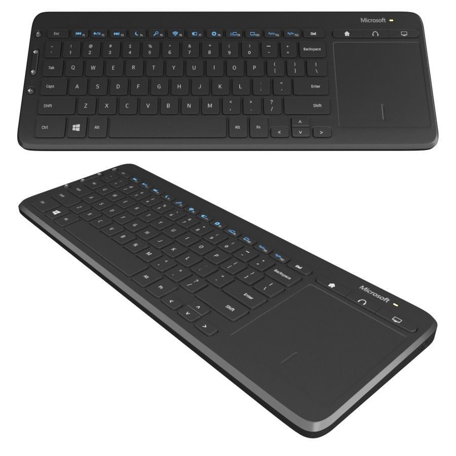 Microsoft Multimedia Keyboard 3D model | CGTrader