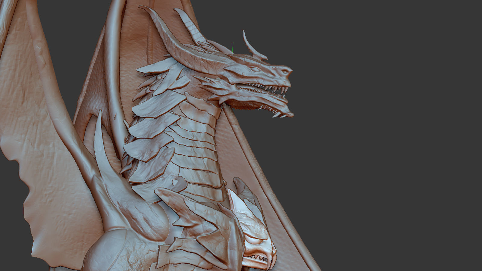 Amethyst Dragon for 3D Print  3D print model_10