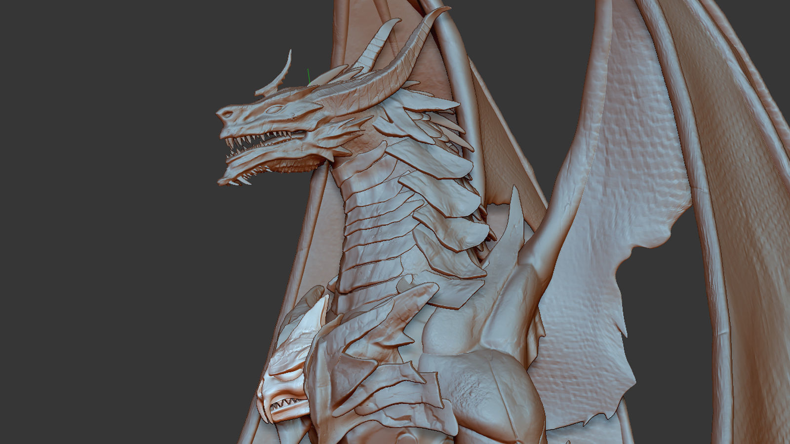 Amethyst Dragon for 3D Print  3D print model_11