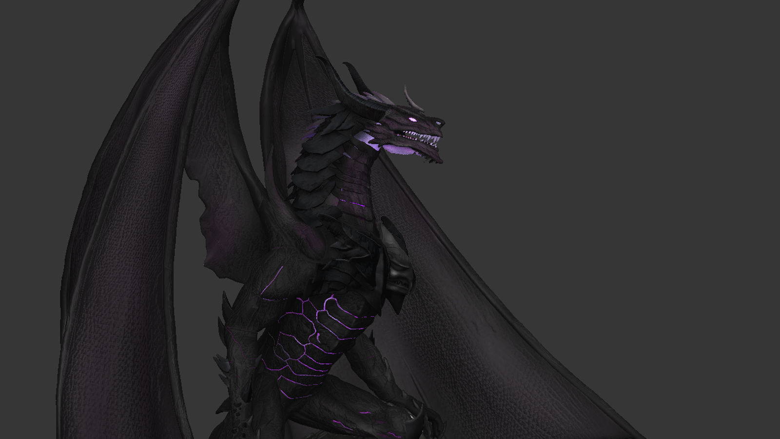 Amethyst Dragon for 3D Print  3D print model_1