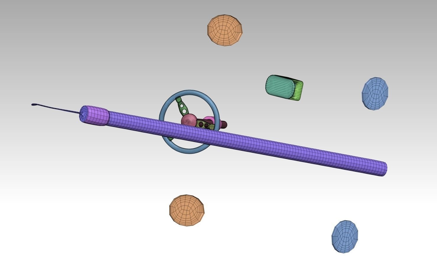 Rockn Rollers Autoscooter 3D model_29