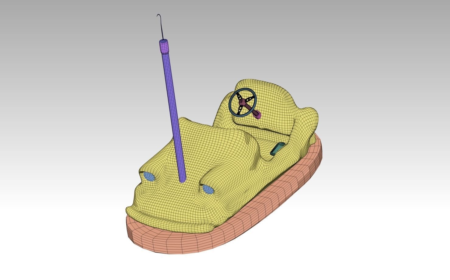 Rockn Rollers Autoscooter 3D model_20