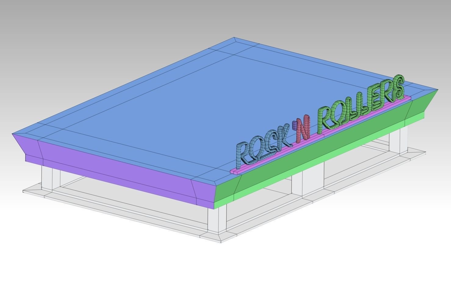 Rockn Rollers Autoscooter 3D model_17