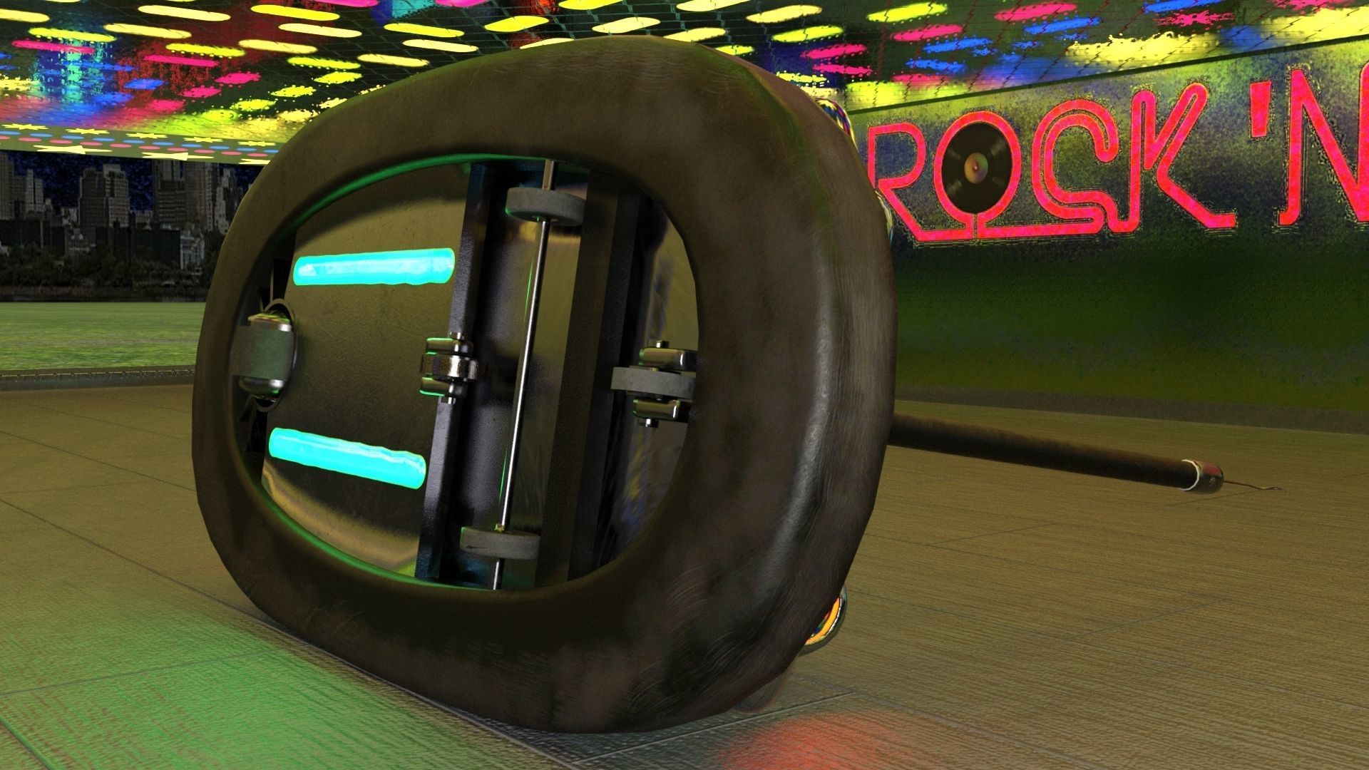 Rockn Rollers Autoscooter 3D model_13