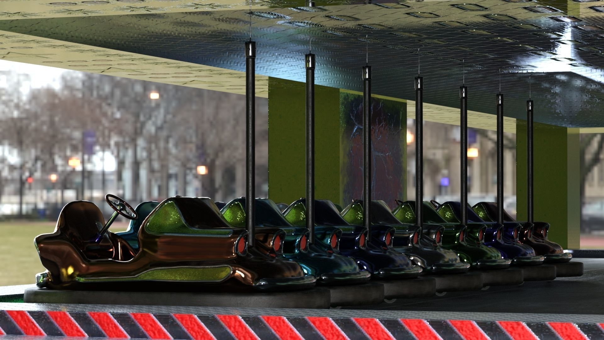 Rockn Rollers Autoscooter 3D model_10