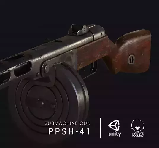 ppsh-41 submachine gun psh