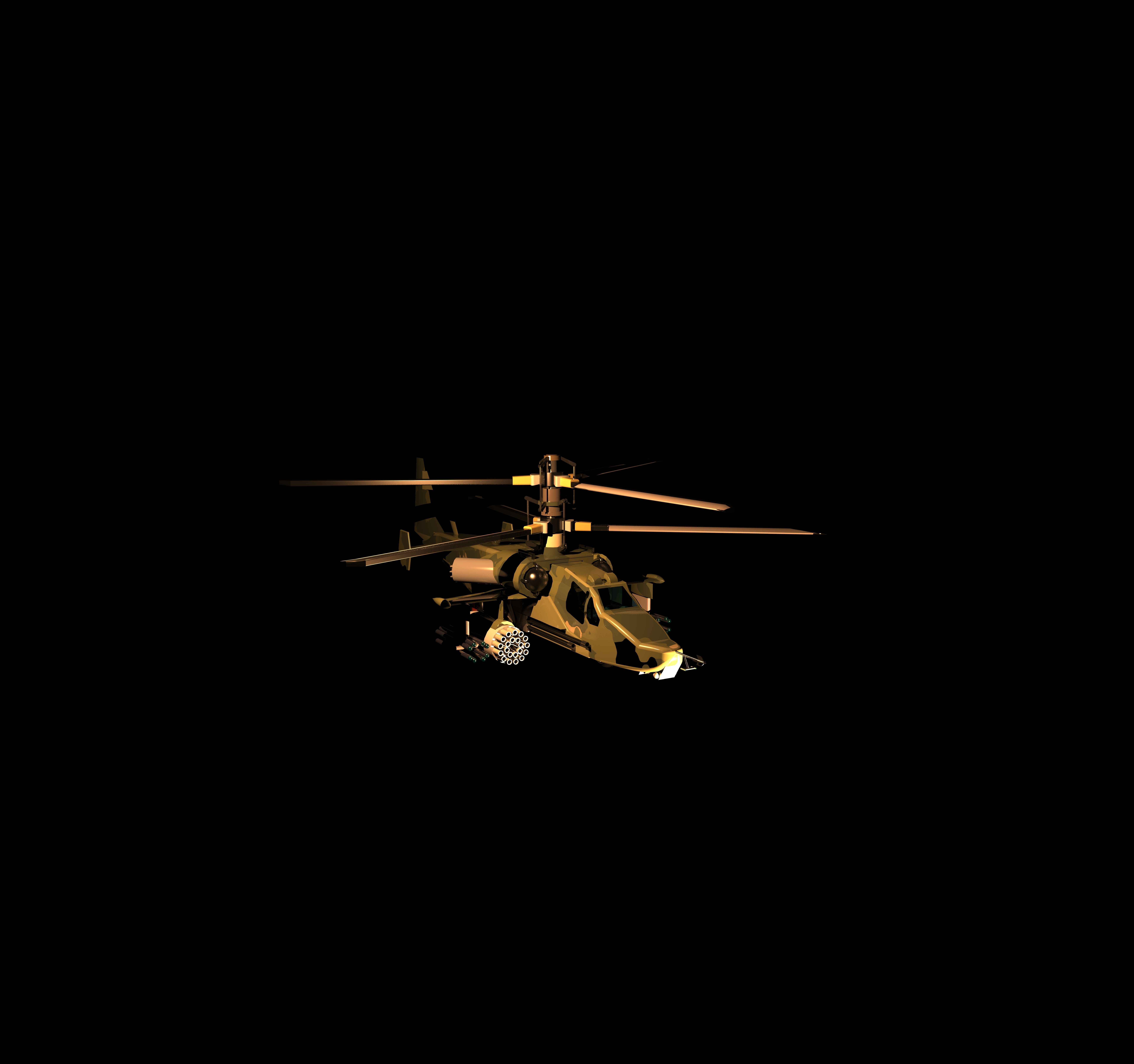 Kamov 55 3D model_2