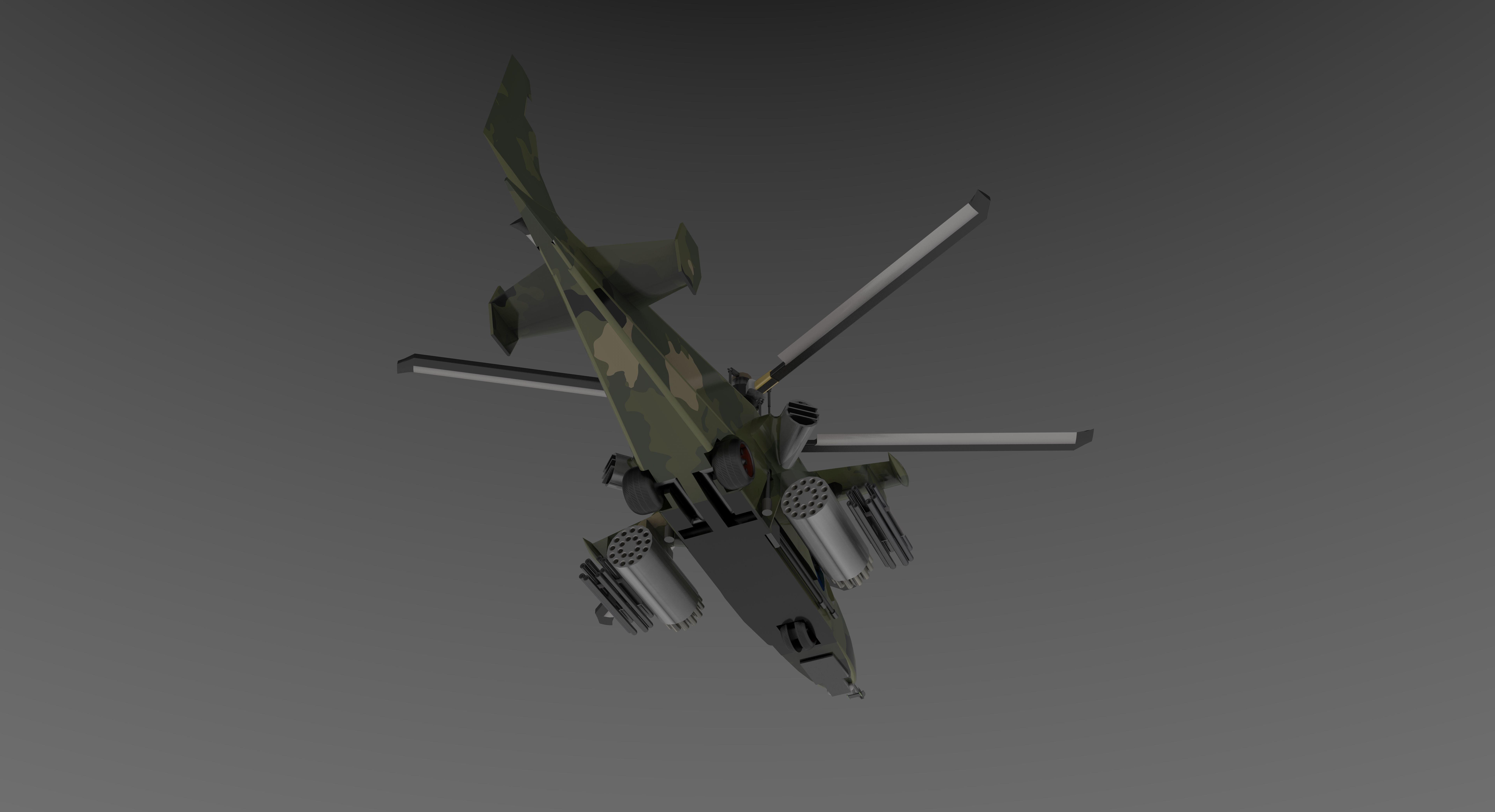 Kamov 55 3D model_8