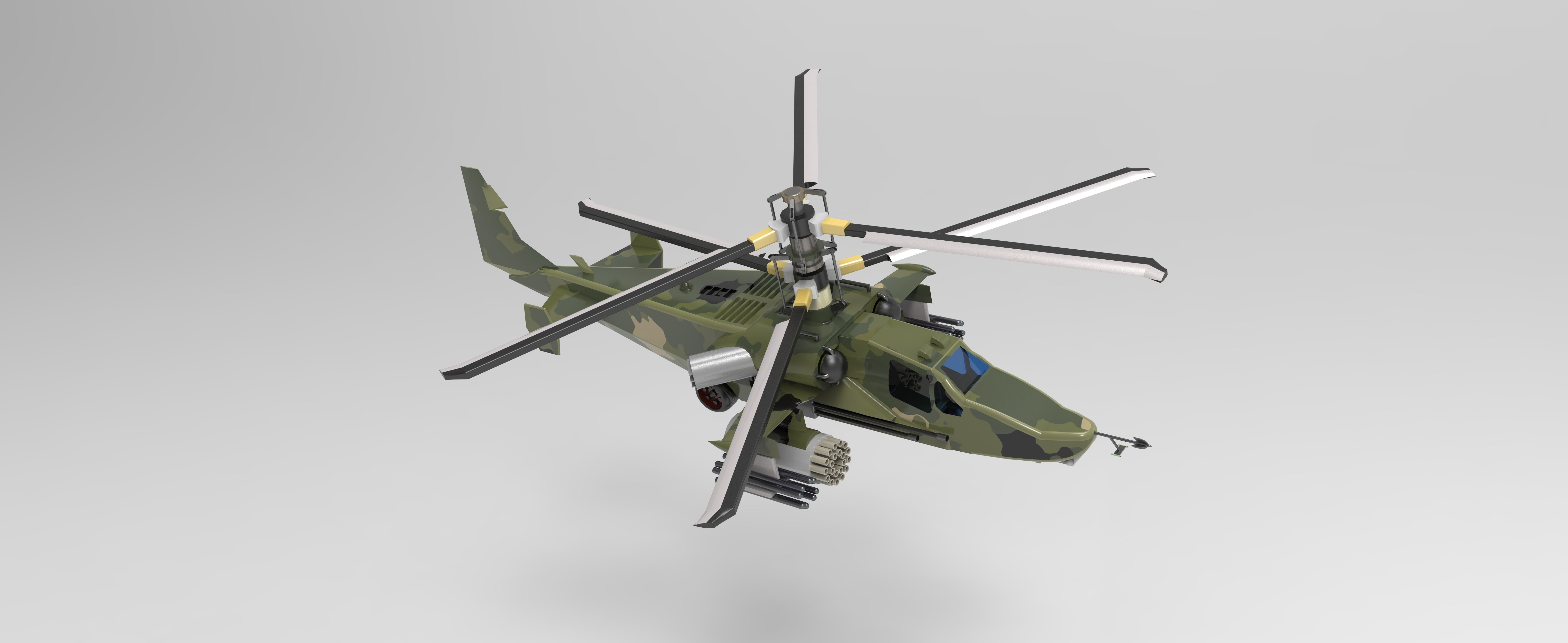 Kamov 55 3D model_1
