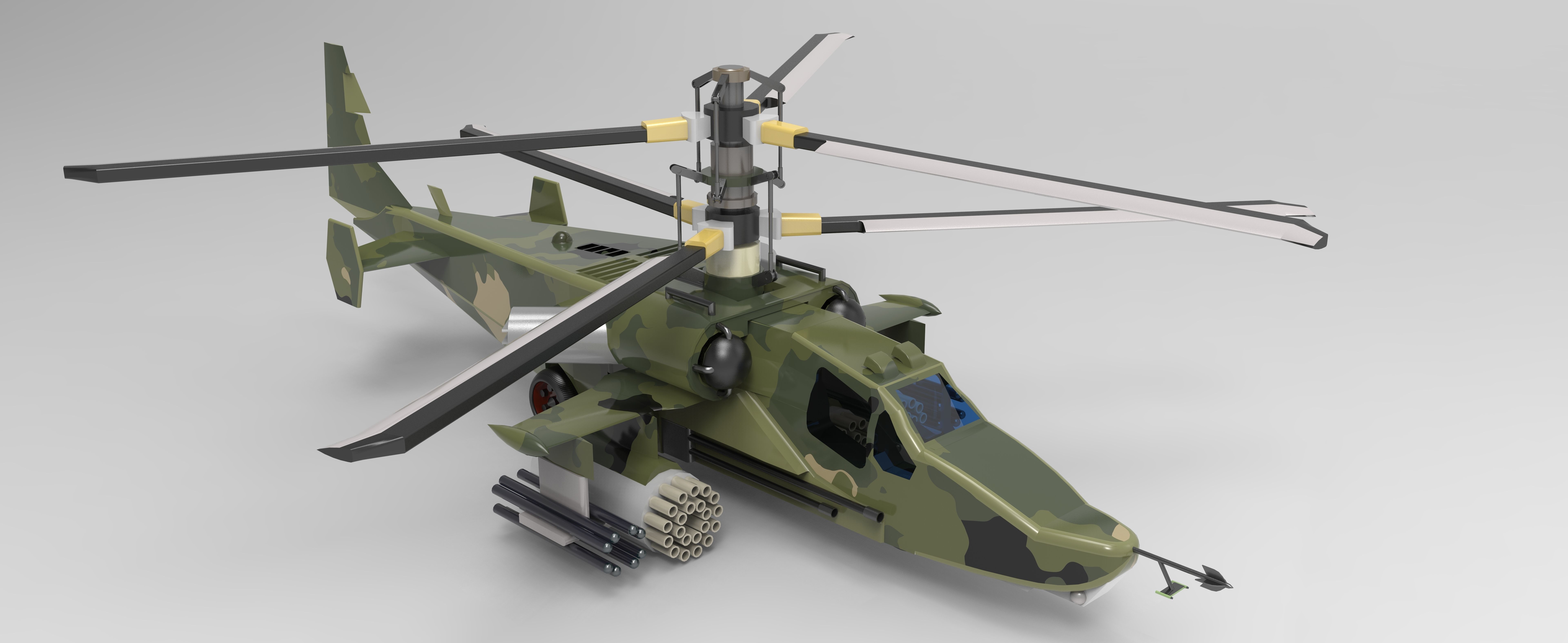 Kamov 55 3D model_5