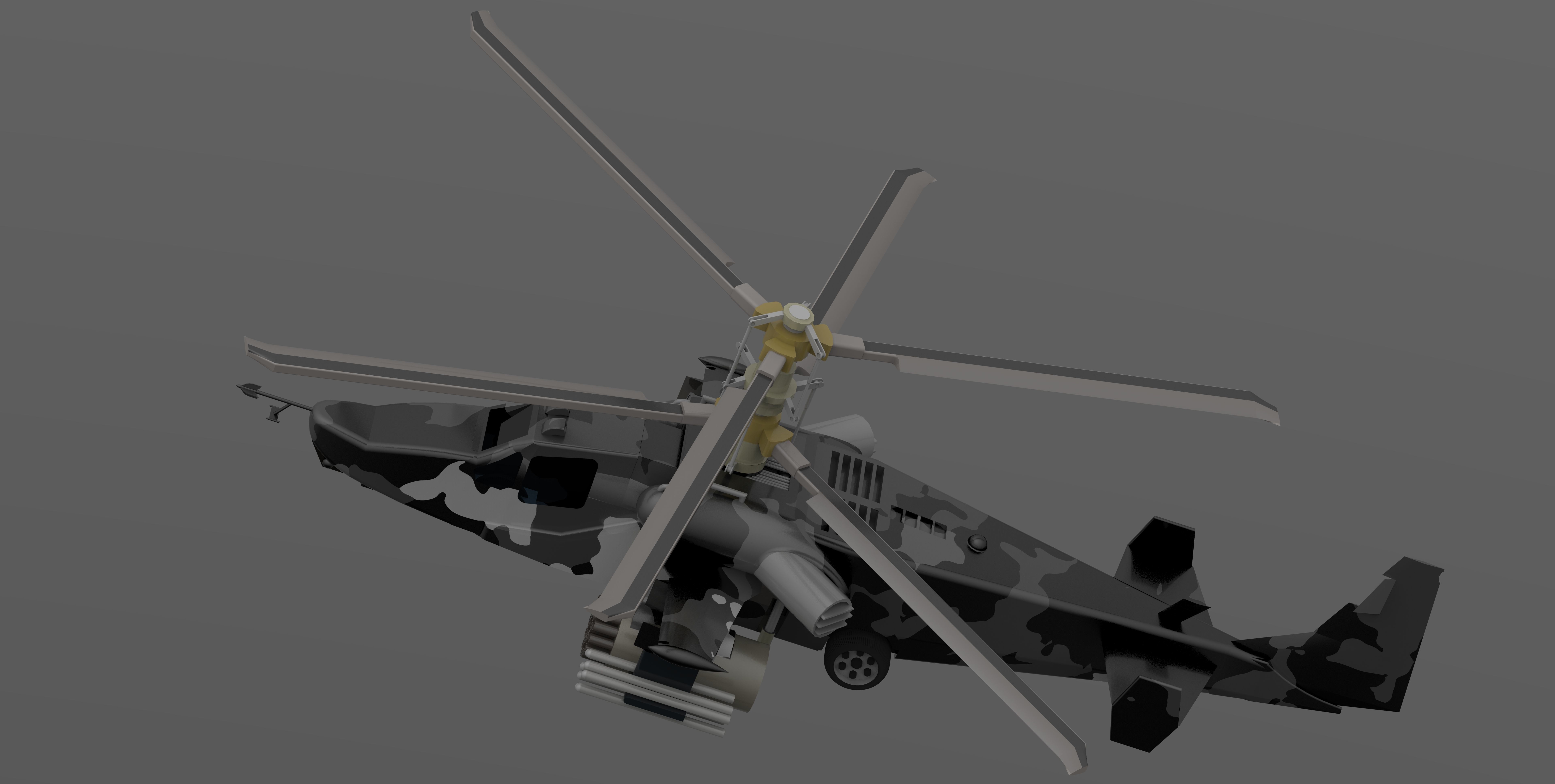 Kamov 55 3D model_12