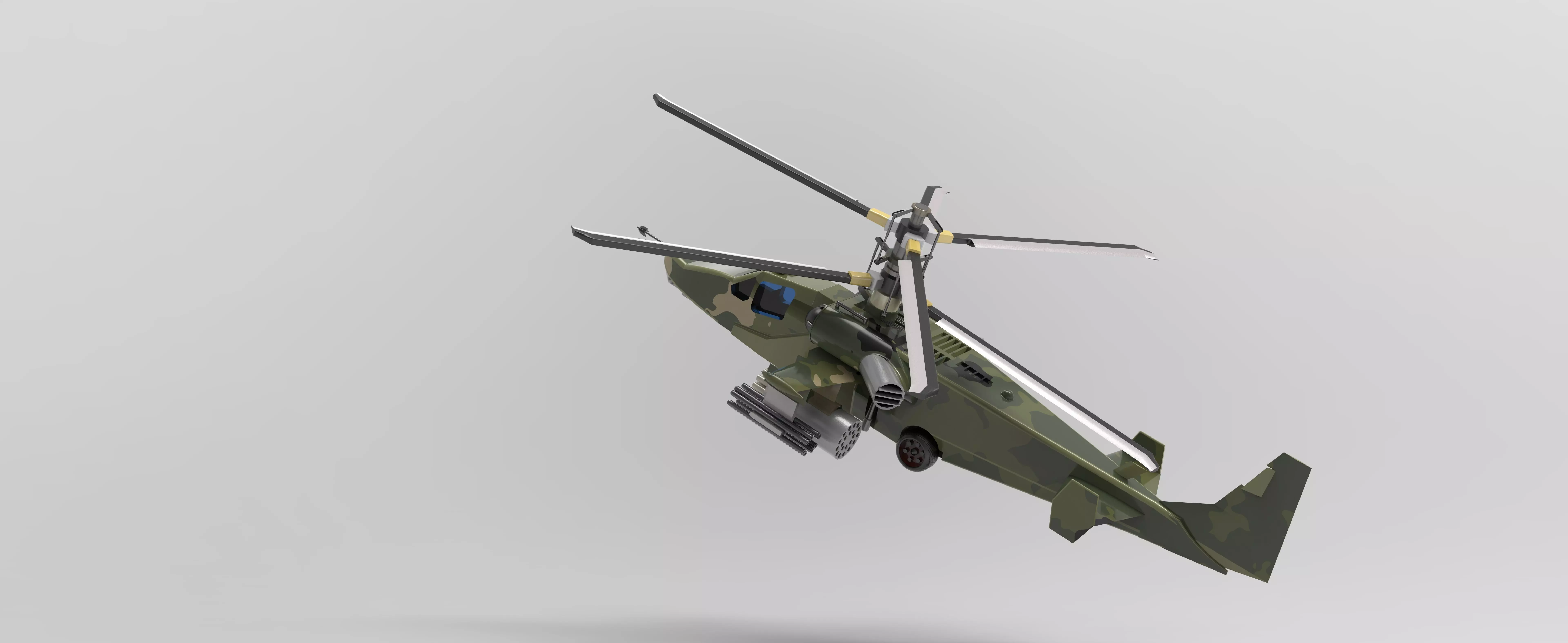 Kamov 55 3D model_0