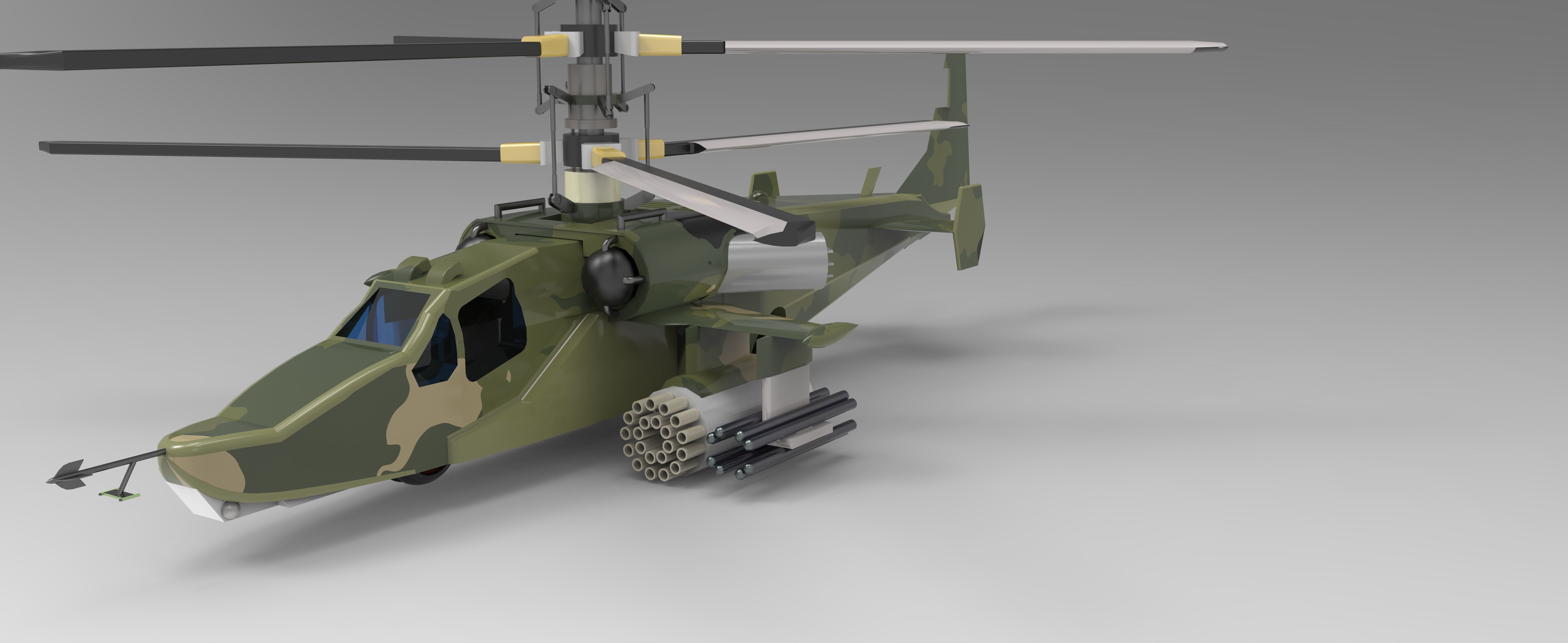 Kamov 55 3D model_7
