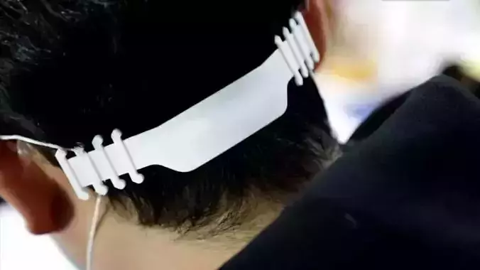Mask strap efficiency - covid 19 mask buckle Free 3D print model