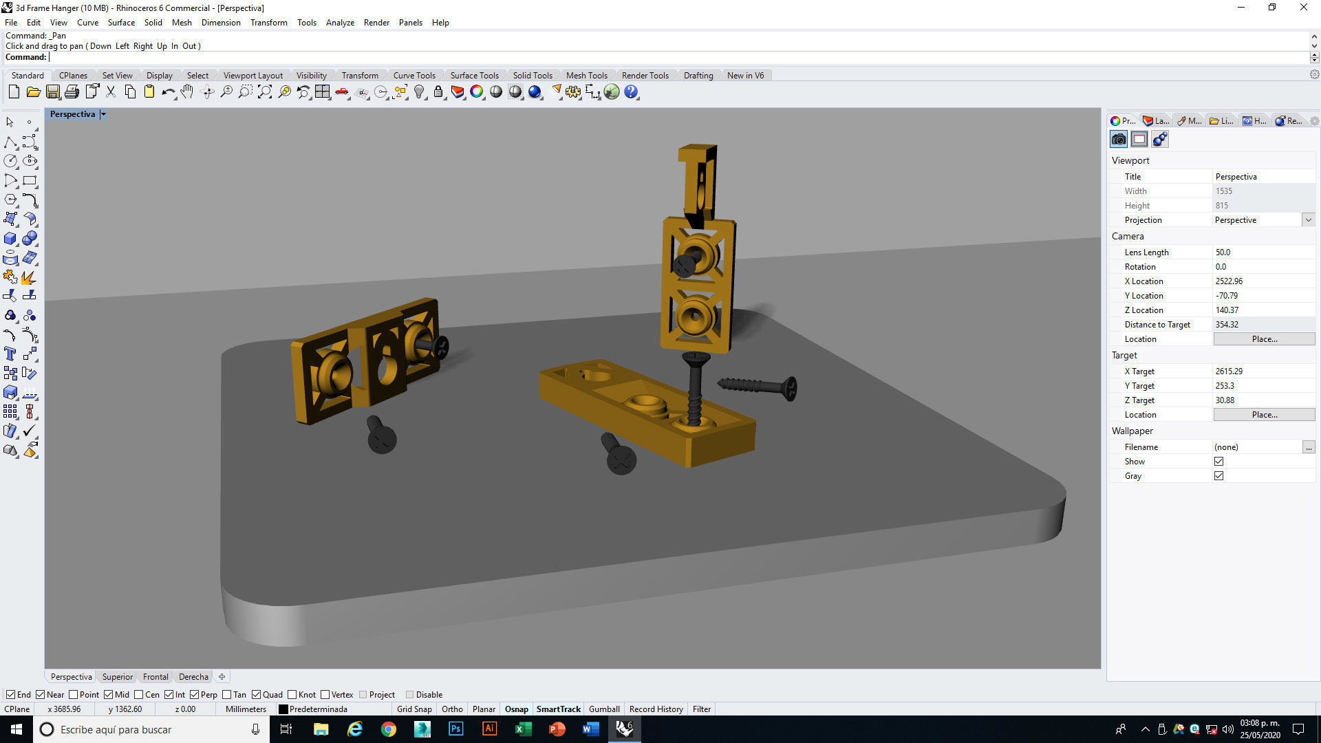 Frame and Decor Hangers 3D print model_11