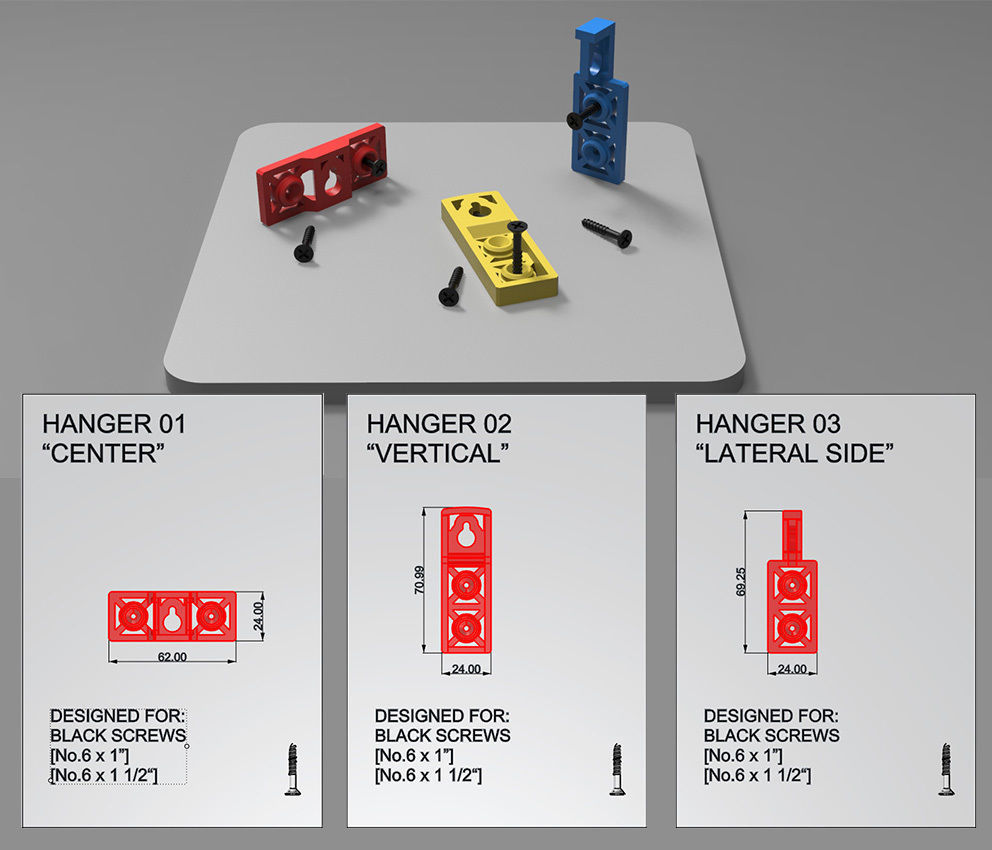 Frame and Decor Hangers 3D print model_1