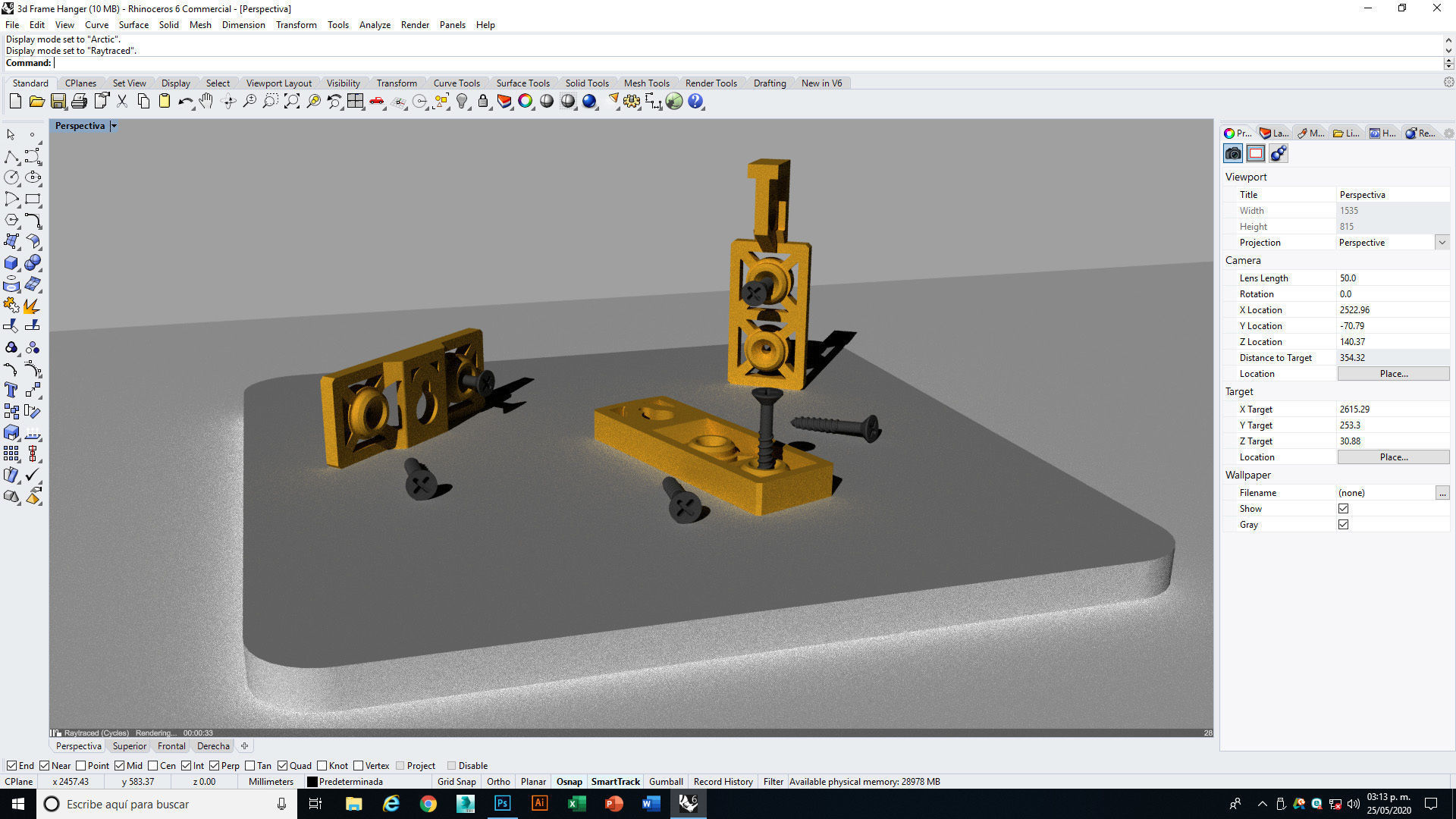 Frame and Decor Hangers 3D print model_16