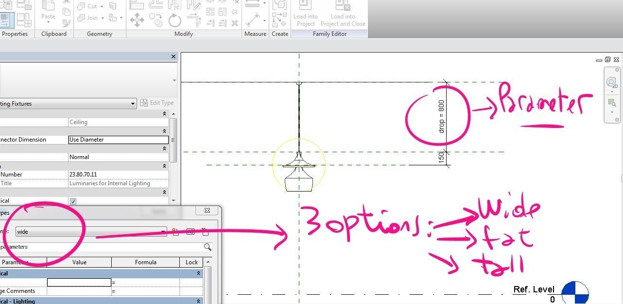 tom dixon lights revit dynamic family 3D model_2