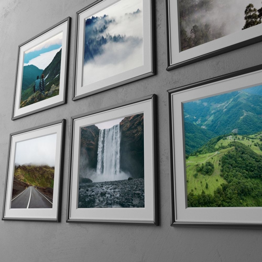 frame4 2x3 quad-1 3D model_2