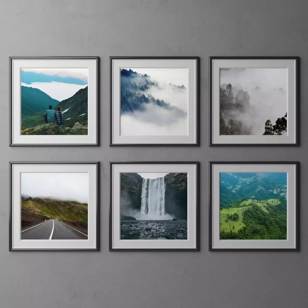 frame4 2x3 quad-1 3D model_0