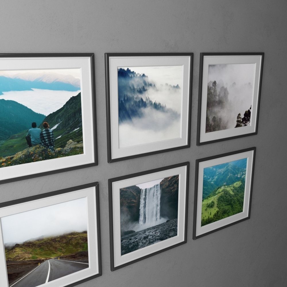 frame4 2x3 quad-1 3D model_1